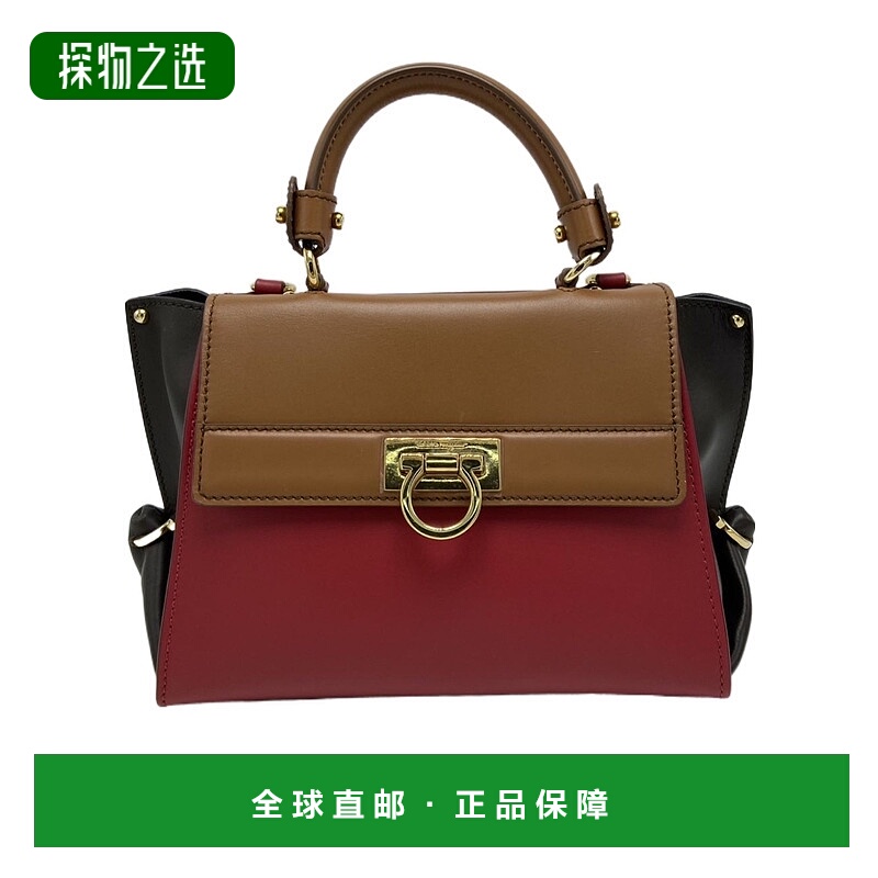 香港直邮Salvatore Ferragamo 顶部提手单肩包 21D570