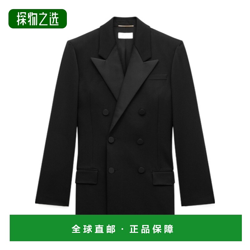 香港直邮Saint Laurent 长袖羊毛西装外套 796879Y7E63
