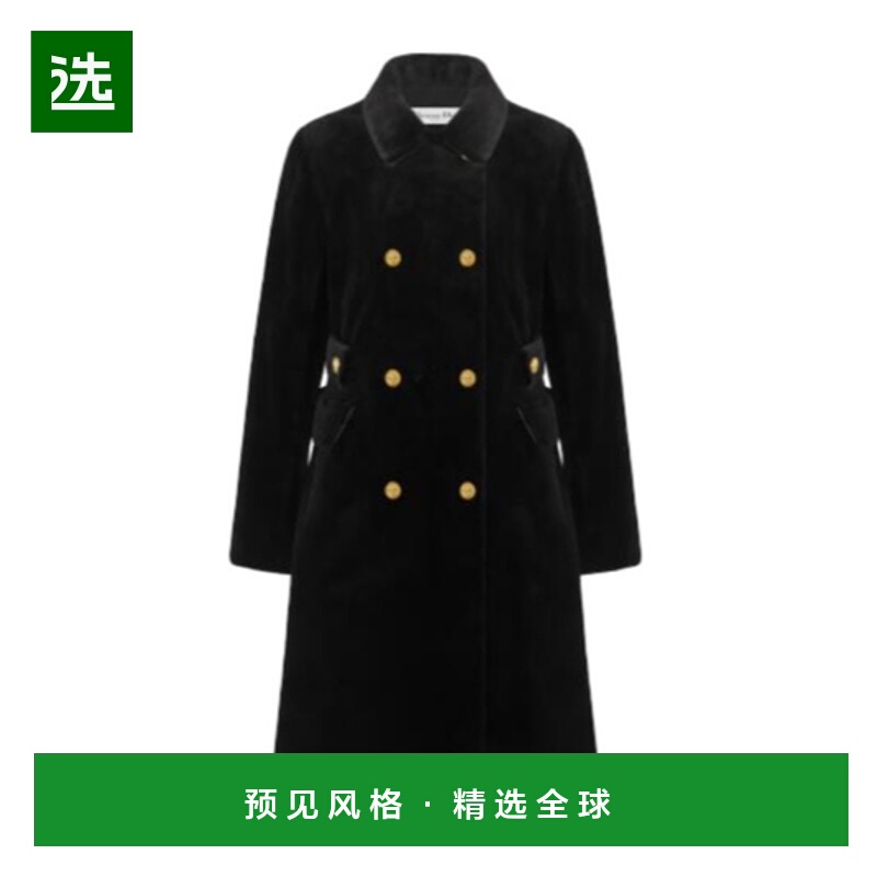 香港直邮Dior 双排扣大衣 456M21AF003迪奥