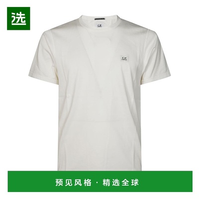 1h可退 香港直邮cp company 男士 CP公司商標貼片圓領 T 卹 19CMT