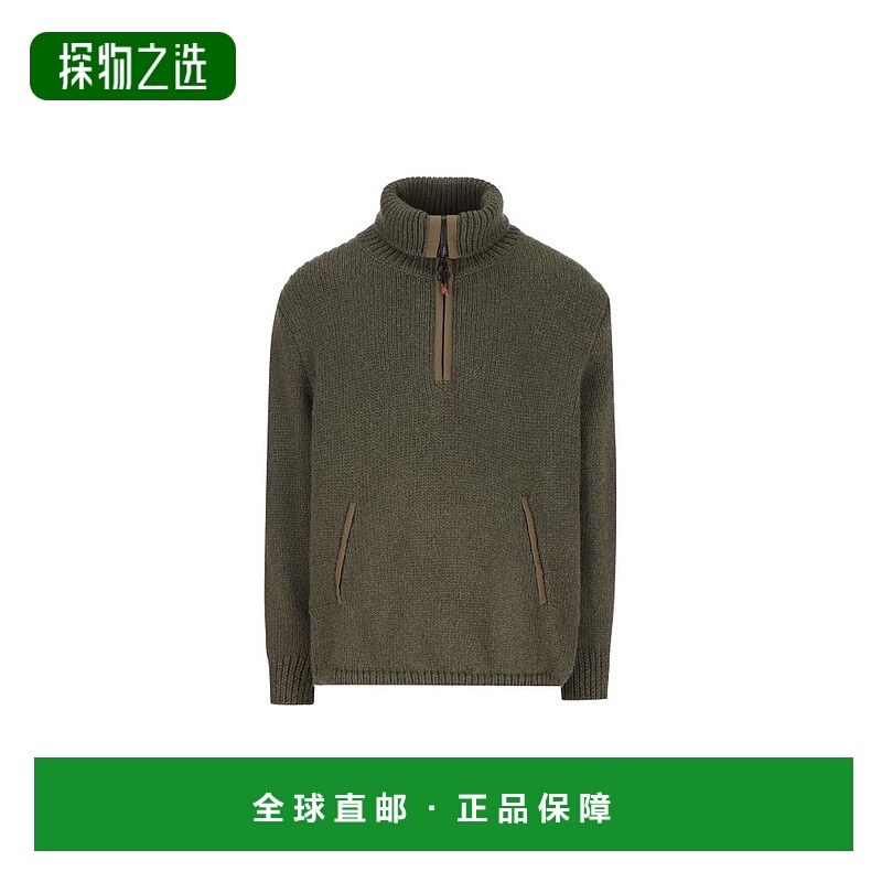 香港直邮Loro Piana 诺悠翩雅 男士 半拉链针织毛衣 FAO5044长袖