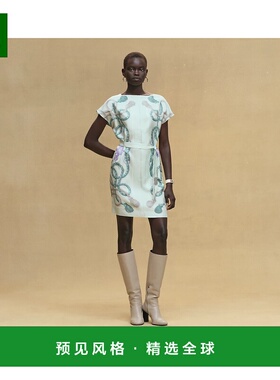 1h可退 欧洲直邮HERMES 爱马仕 25秋冬 H5H0635DL08 女士 连衣裙