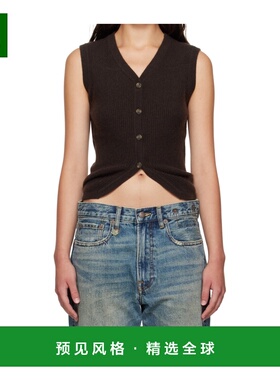 香港直邮R13 女士针织衫 R13WY308Y210A AW2025 花色 V领无袖针织