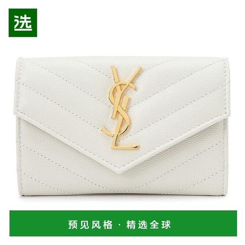 1h可退 韩国直邮saint laurent paris 女士 钱包短款