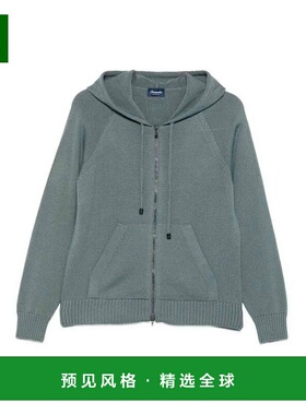 香港直邮DRUMOHR 男士夹克 D7M220ZL475 AW2025 绿色 Zip And Hoo