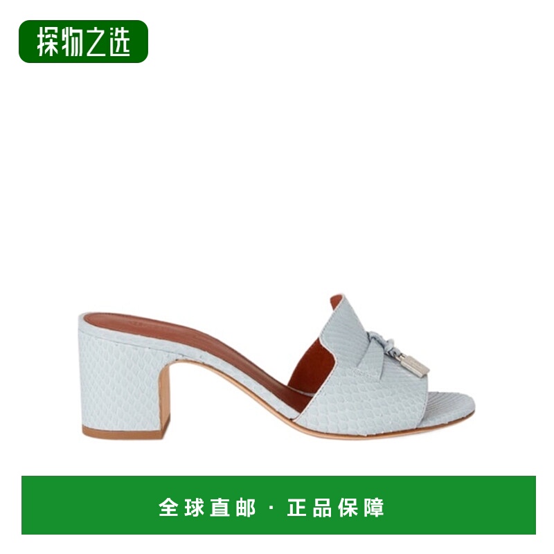 香港直邮Loro Piana 粗跟高跟凉鞋 FAO0208