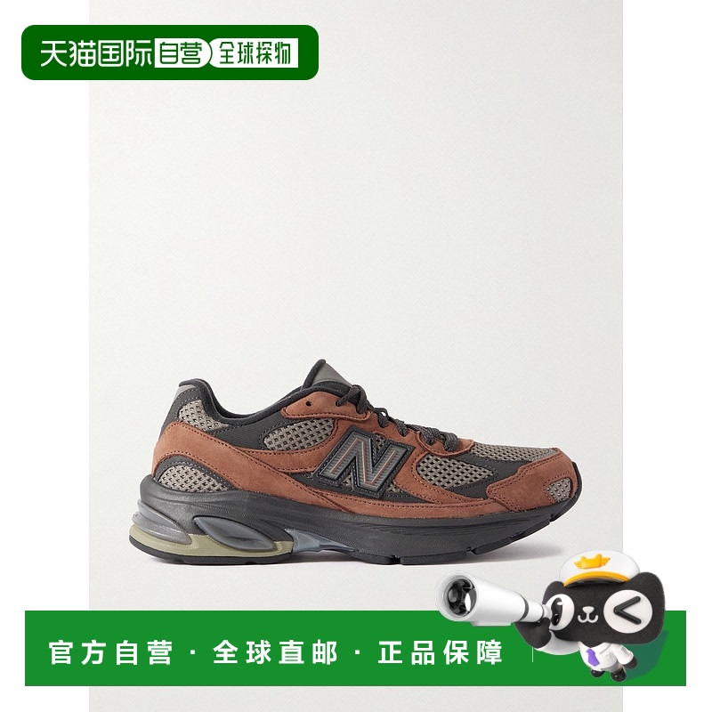 香港直邮New Balance 新百伦 男士 ABZORB 2010 绒面革网纱运动鞋
