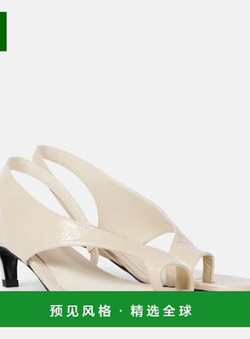 香港直邮TOT&Ecirc;ME 女士 皮质人字拖 white白色 舒适时尚女鞋