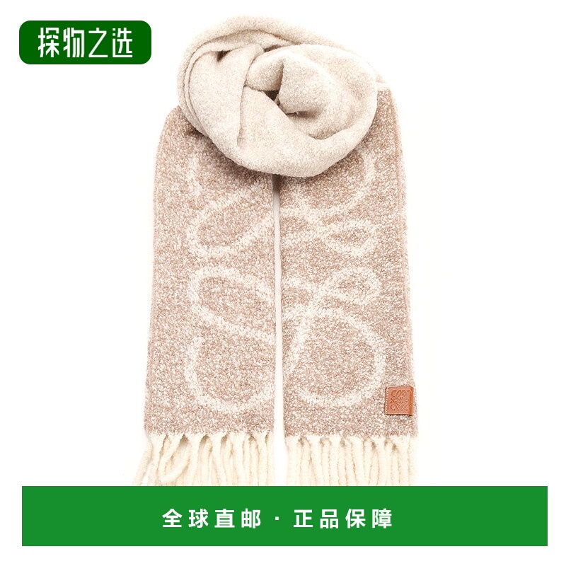 1h可退 欧洲直邮loewe 女士 围巾披肩罗意威羊毛
