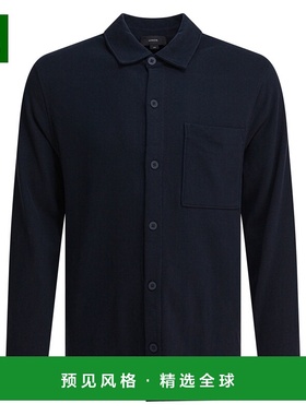 香港直邮VINCE 男士衬衫 M010729943A403CBL AW2025 灰色 Cotton