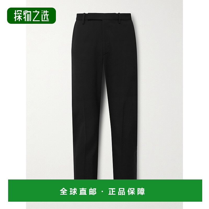 NILI LOTAN 男士 Tel Aviv Virgin 锥形短款羊毛/斜纹布