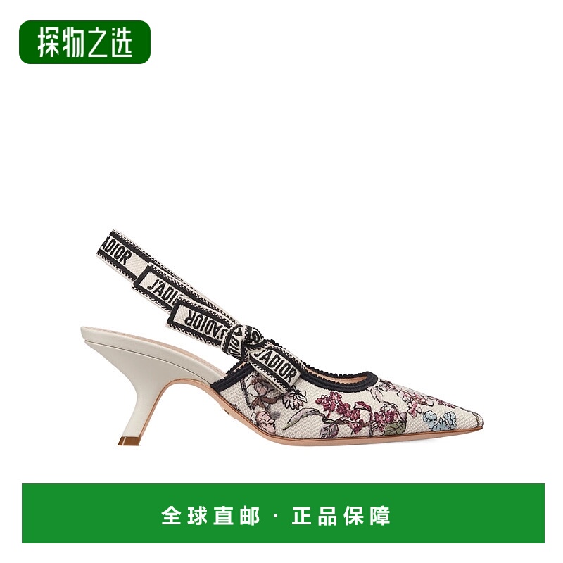香港直邮Dior J'Adior 后跟露跟高跟鞋 KCP866FED迪奥皮鞋低帮