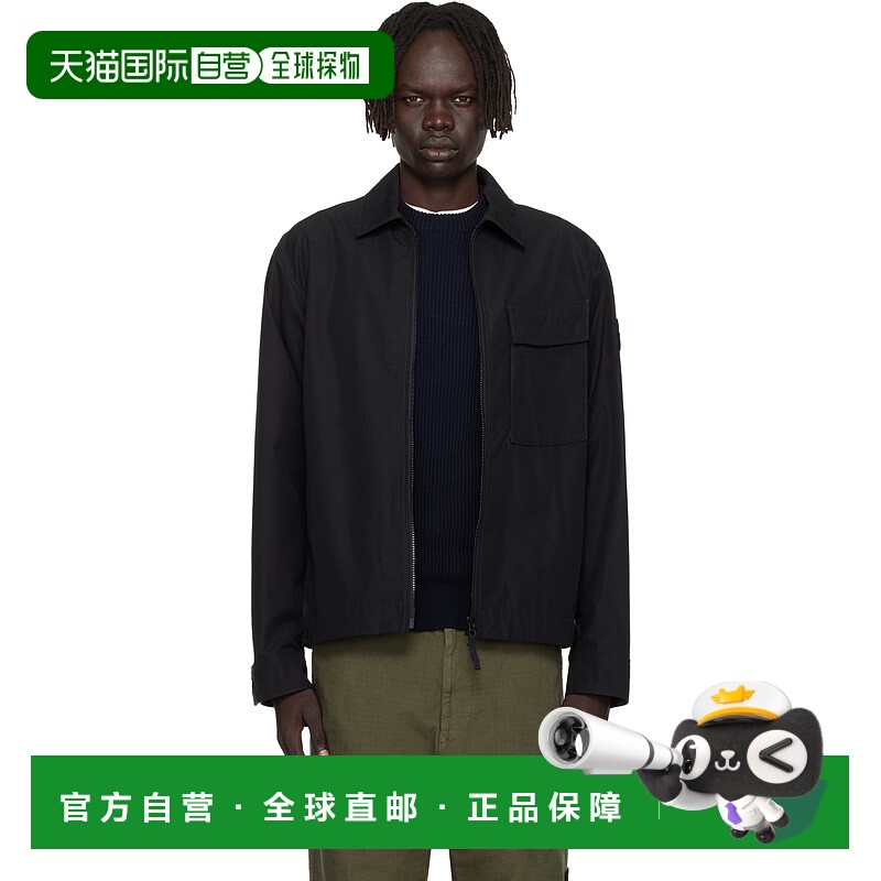1h可退 香港直邮Stone Island 石头岛 男士 黑色 1200018 Weather