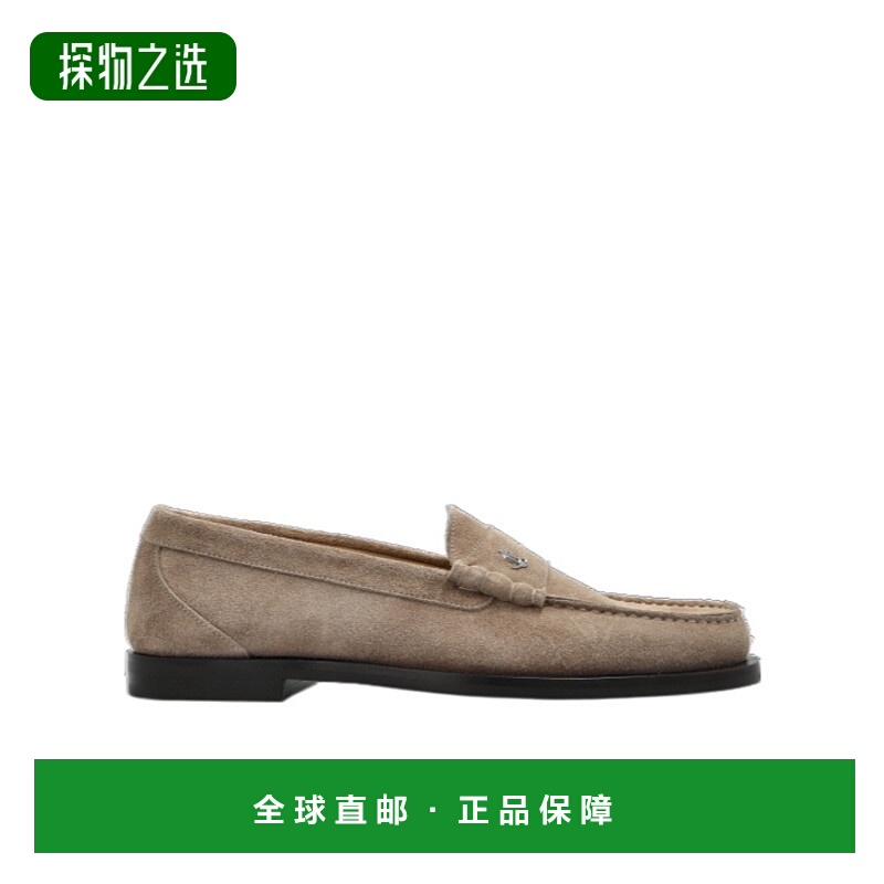 香港直邮Jimmy Choo 圆头乐福鞋 ETHANLOAFERSVV一脚蹬