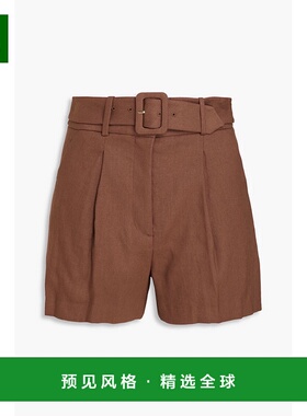 1h可退 香港直邮VERONICA BEARD 女士 Piper 束带亚麻混纺斜纹布