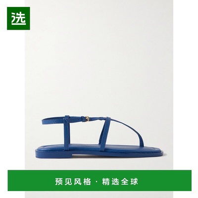 1h可退 香港直邮a emery 女士 Remly 织纹皮革凉鞋 242260LAPIS