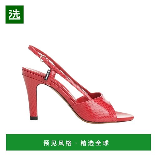 香港直邮Miu Miu 露跟高跟凉鞋 5X547E0XPF085