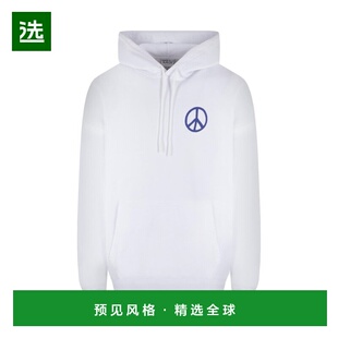 1h可退 香港直邮Marcelo Burlon 马克·布隆 男士 标志印花连帽衫