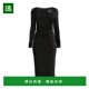 美国直邮 连衣裙长袖 black 1h可退 halo 女士 紧身服饰时尚 减