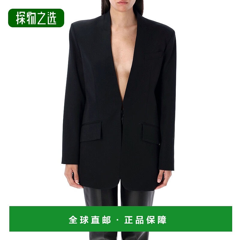 1h可退 香港直邮The Attico 女士 羊毛华达呢夹克 WCG00087WWW065