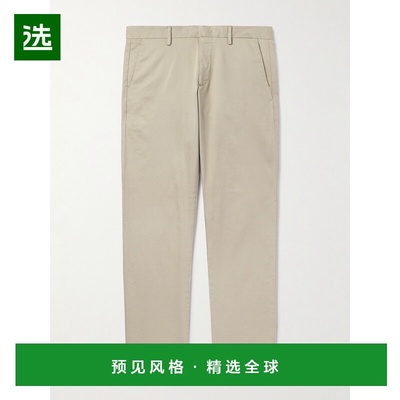 1h可退 香港直邮Nn07 男士 'Theo' 1420 锥形有机棉混纺斜纹布斜