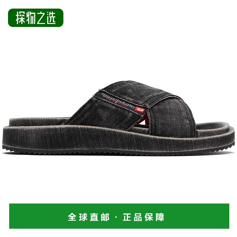 香港直邮Diesel 迪赛 男士 黑色 Sa-Slide Cris Cros 凉鞋 Y03612