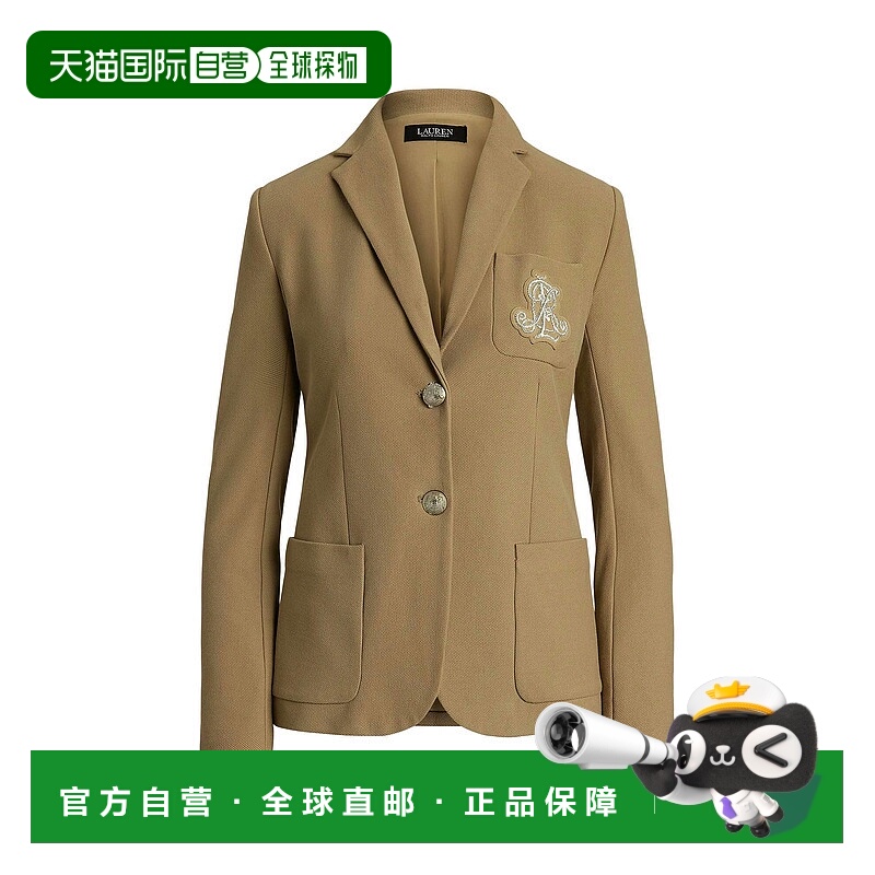 1h可退 香港直邮Lauren Ralph Lauren 女士 西装外套 beige米色