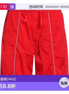 1h可退 香港直邮Iceberg 冰山 男士 短裤 red红色 舒适时尚