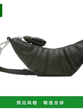 1h可退 香港直邮Lemaire 女士 灰色 Cross-Body Croissant 零钱包