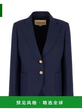 香港直邮valentino 华伦天奴 女士 單排扣長袖西裝外套 7B3CE4E01