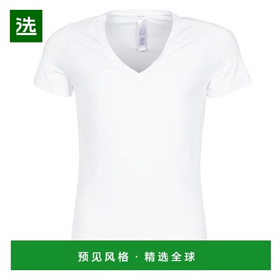 欧洲直邮Hom  SUP' COTTON TSHIRT COL V PROFOND 男士服装短袖T