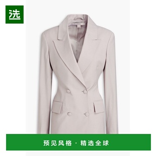 1h可退 香港直邮Remain 女士 双排扣绉纱西装外套 5024743058NACR