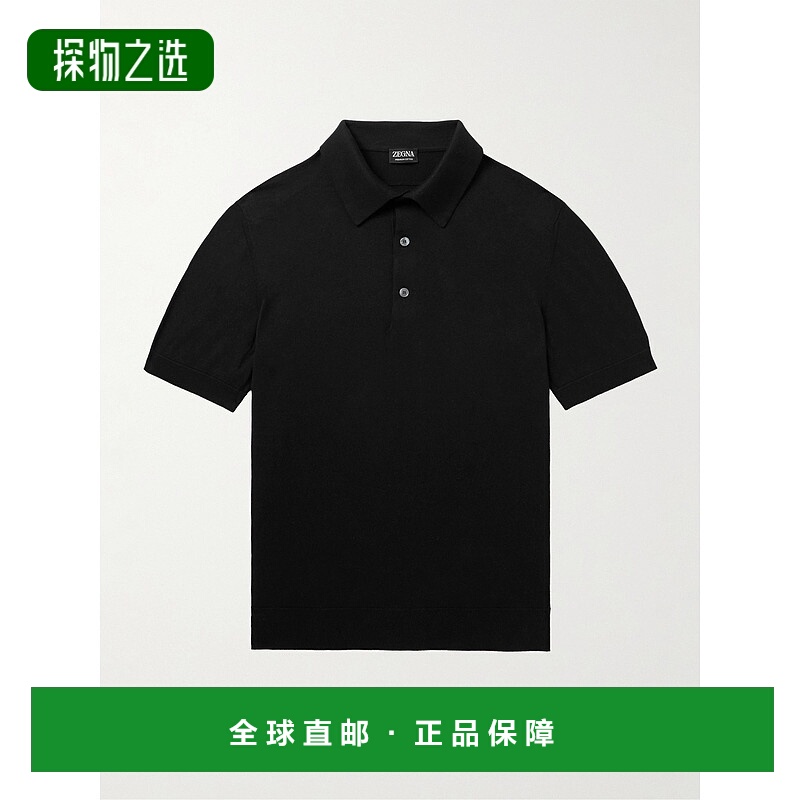 香港直邮1h可退 Zegna 杰尼亚 男士 修身棉质Polo衫 UFC90A9C32K0
