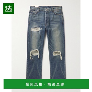 1h可退 Rhude 男士 直筒牛仔裤 RHPF23PA09012032