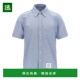 香港直邮Thom 牛津短袖 Browne 1h可退 汤姆·布朗 男士 衬衫 MWS2