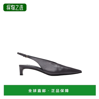 香港直邮Jil Sander 皱褶平底凉鞋 J15WP0128P8024