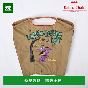 M码 女士手提包刺绣环保购物袋 男士 Ball&Chain