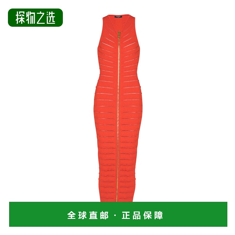 香港直邮Balmain 无袖连衣裙 FF0RO170KI96