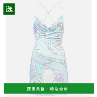 1h可退 香港直邮Emilio Pucci 璞琪 女士 Orchidee 针织吊带连衣