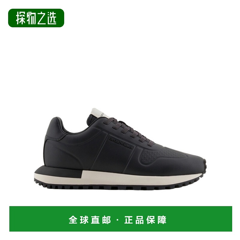 香港直邮Emporio Armani 系带低帮运动鞋 X4X684XR323阿玛尼
