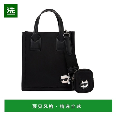 香港直邮KARL LAGERFELD 女士斜挎包 A1W30130999 SS2025 黑色