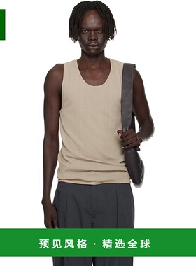 1h可退 香港直邮Lemaire 男士 灰色 Debardeur 背心 TO1465LK1032