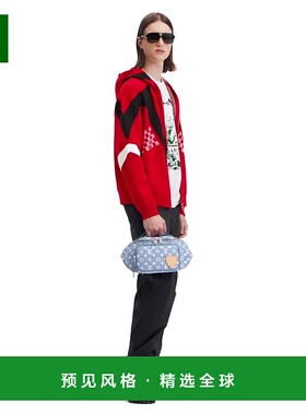 1h可退 欧洲直邮LV路易威登 Remix男士黑色小牛皮老花图案德比鞋