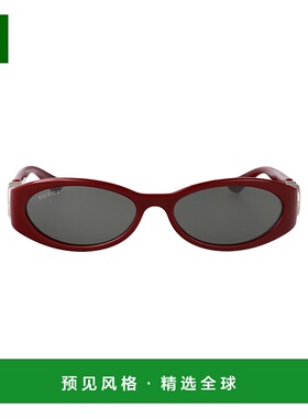 香港直邮Gucci 古驰 女士 几何太阳镜 GG1660S red红色 舒适时尚