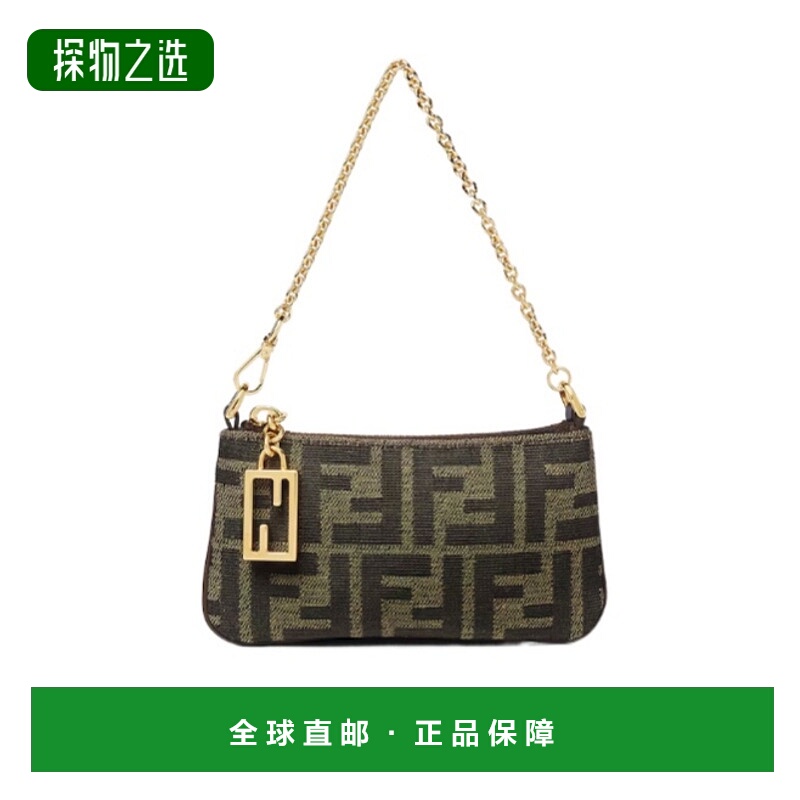 香港直邮Fendi Baguette 迷你手提包 8M0535A98P