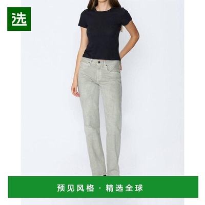 1h可退 【美国直邮】slvrlake女士牛仔裤低腰直筒休闲时尚 潮流百