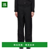 美国直邮 黑色华达呢长裤 Comme 1h可退 des Garçons 男装 休闲