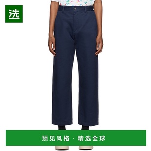 男士 海军蓝 长裤 香港直邮Marni Waist 玛尼 Logo 1h可退 Back