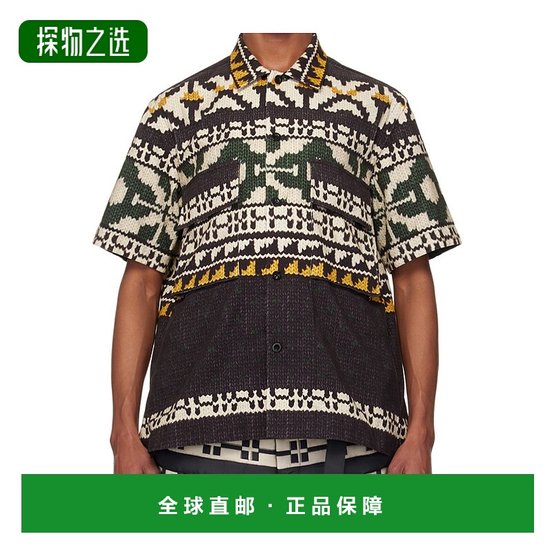 香港直邮Sacai 印花衬衫 2403511M短袖男装