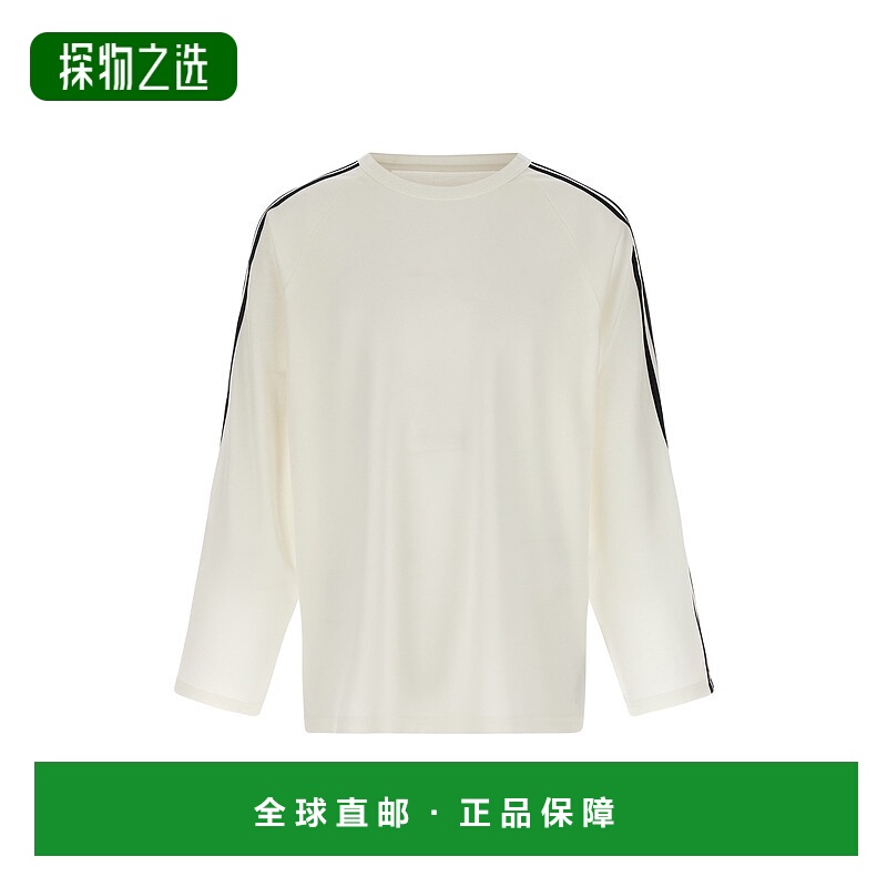 香港直邮Y-3 男士 ' 3-Stripes' 长袖T恤 JZ0635 white白色 舒适